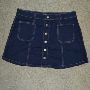 jean skirt